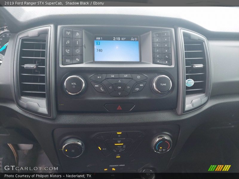 Shadow Black / Ebony 2019 Ford Ranger STX SuperCab