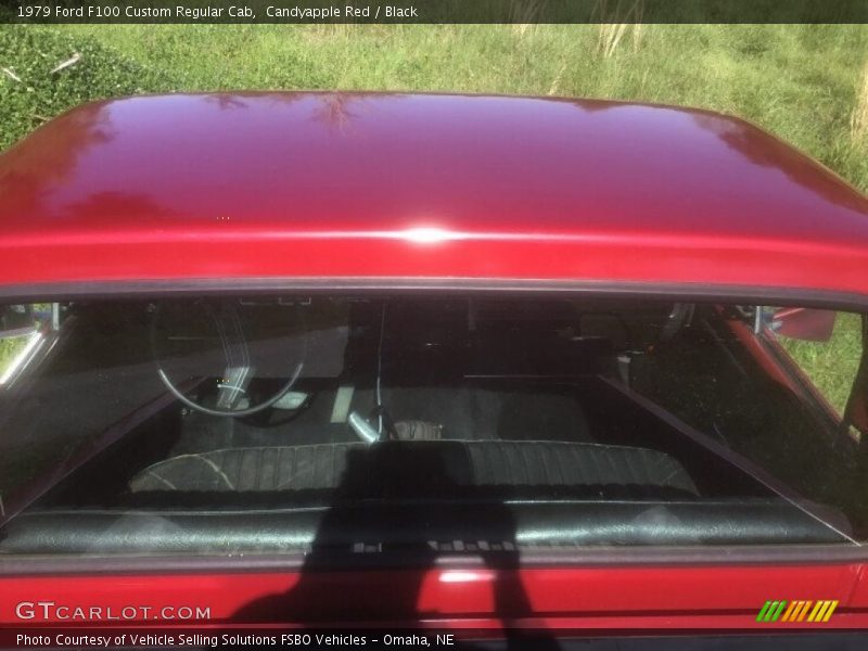 Candyapple Red / Black 1979 Ford F100 Custom Regular Cab
