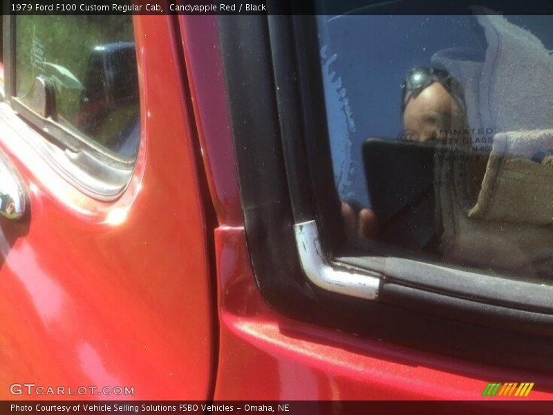 Candyapple Red / Black 1979 Ford F100 Custom Regular Cab