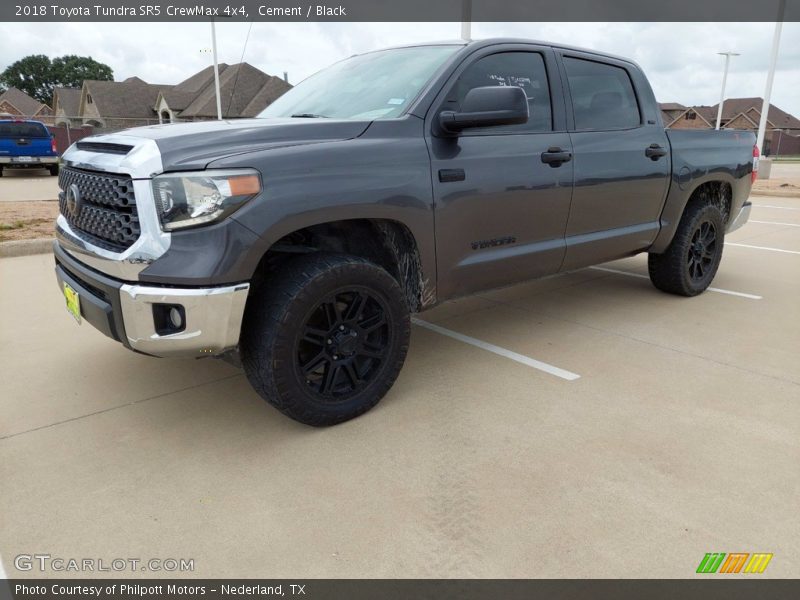 Cement / Black 2018 Toyota Tundra SR5 CrewMax 4x4
