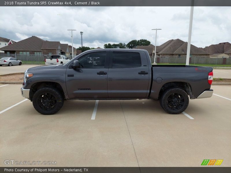 Cement / Black 2018 Toyota Tundra SR5 CrewMax 4x4