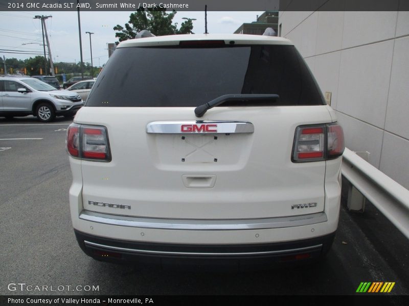 Summit White / Dark Cashmere 2014 GMC Acadia SLT AWD