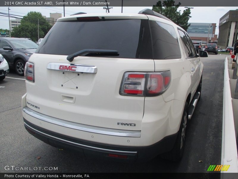 Summit White / Dark Cashmere 2014 GMC Acadia SLT AWD
