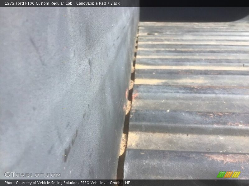 Candyapple Red / Black 1979 Ford F100 Custom Regular Cab