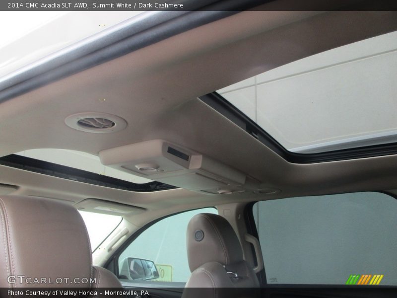 Summit White / Dark Cashmere 2014 GMC Acadia SLT AWD