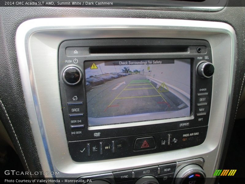 Summit White / Dark Cashmere 2014 GMC Acadia SLT AWD