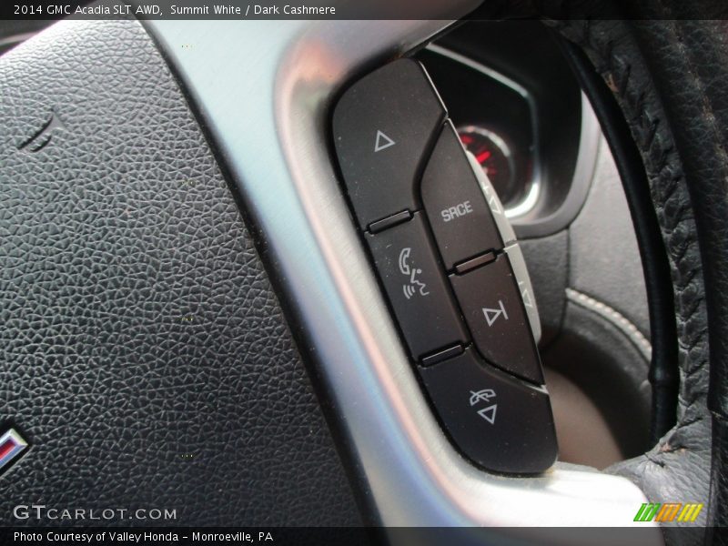 Summit White / Dark Cashmere 2014 GMC Acadia SLT AWD