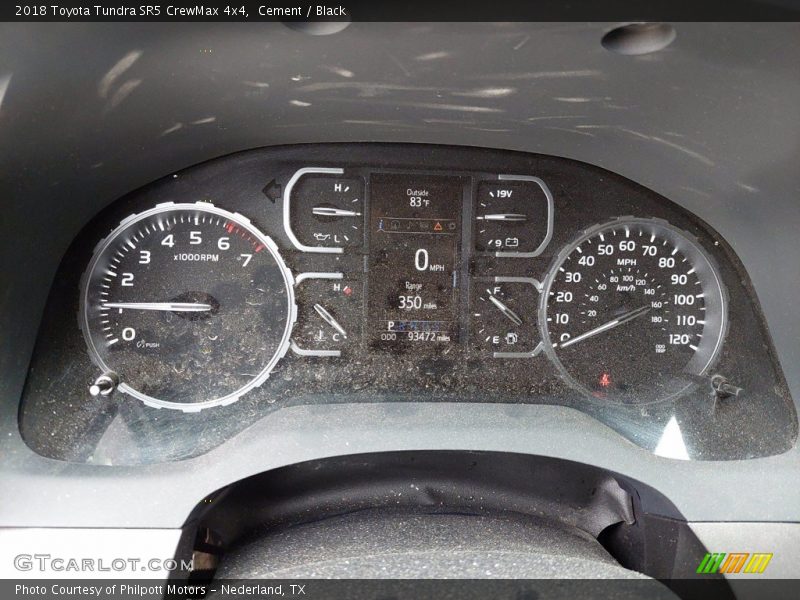 Cement / Black 2018 Toyota Tundra SR5 CrewMax 4x4