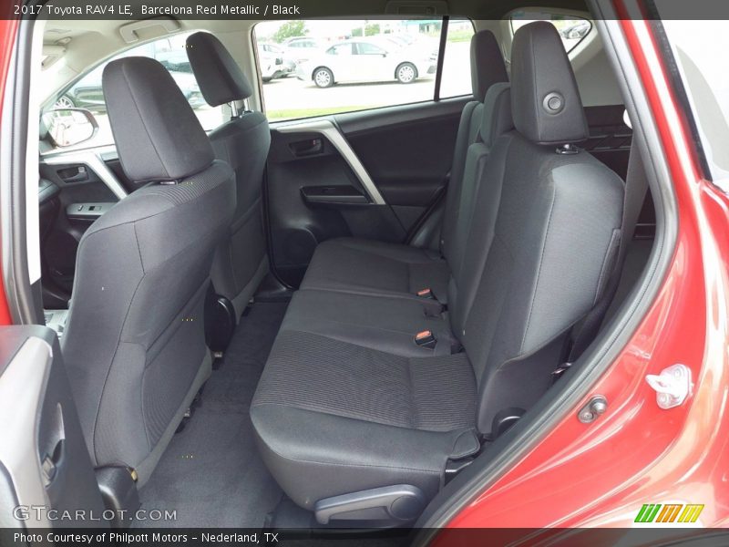 Barcelona Red Metallic / Black 2017 Toyota RAV4 LE