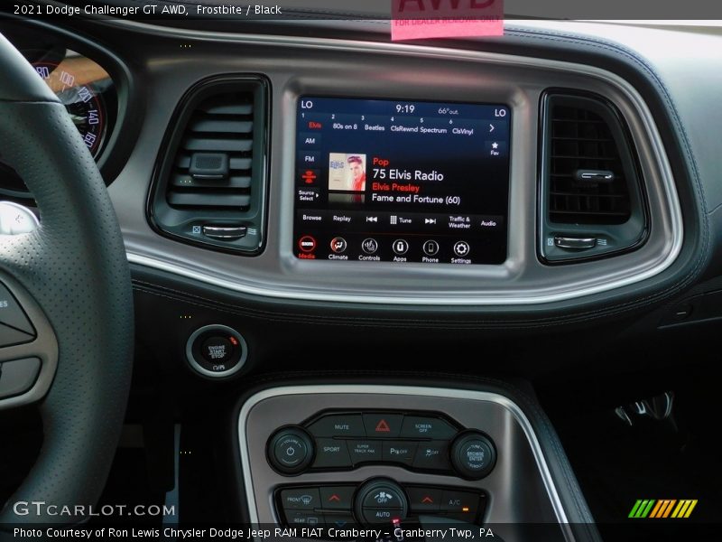 Controls of 2021 Challenger GT AWD