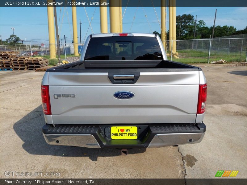 Ingot Silver / Earth Gray 2017 Ford F150 XLT SuperCrew