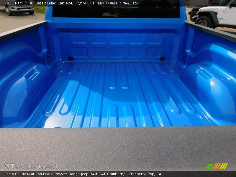 Hydro Blue Pearl / Diesel Gray/Black 2021 Ram 1500 Classic Quad Cab 4x4
