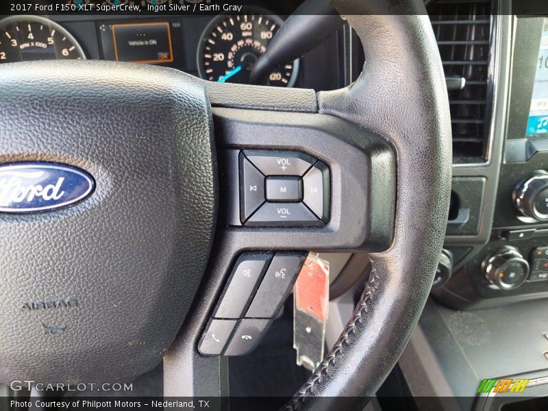 Ingot Silver / Earth Gray 2017 Ford F150 XLT SuperCrew