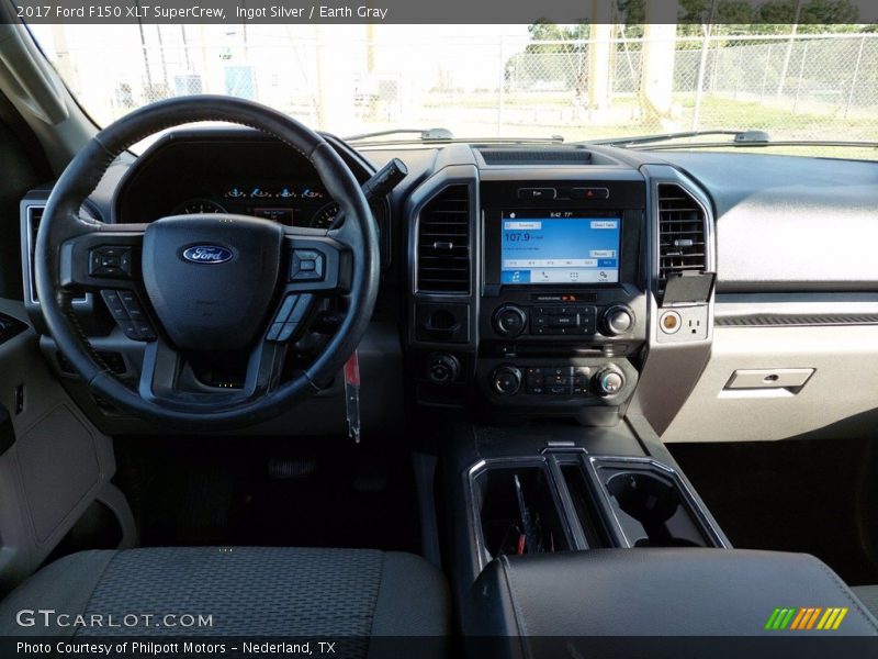 Ingot Silver / Earth Gray 2017 Ford F150 XLT SuperCrew