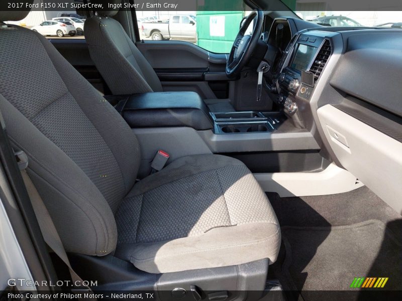 Ingot Silver / Earth Gray 2017 Ford F150 XLT SuperCrew