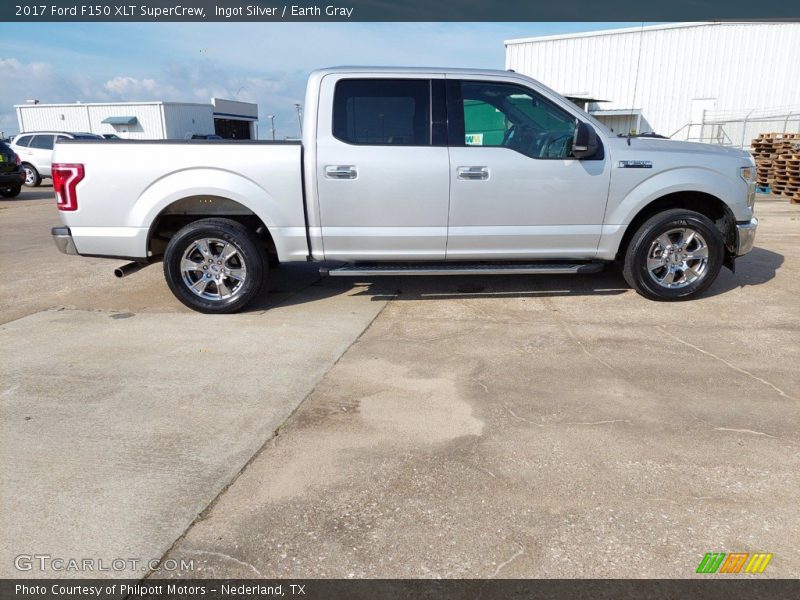 Ingot Silver / Earth Gray 2017 Ford F150 XLT SuperCrew