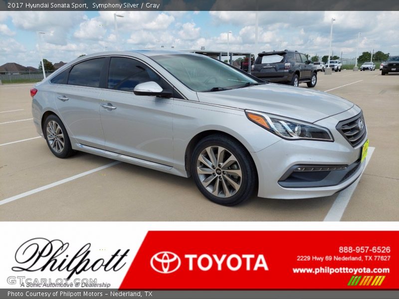 Symphony Silver / Gray 2017 Hyundai Sonata Sport