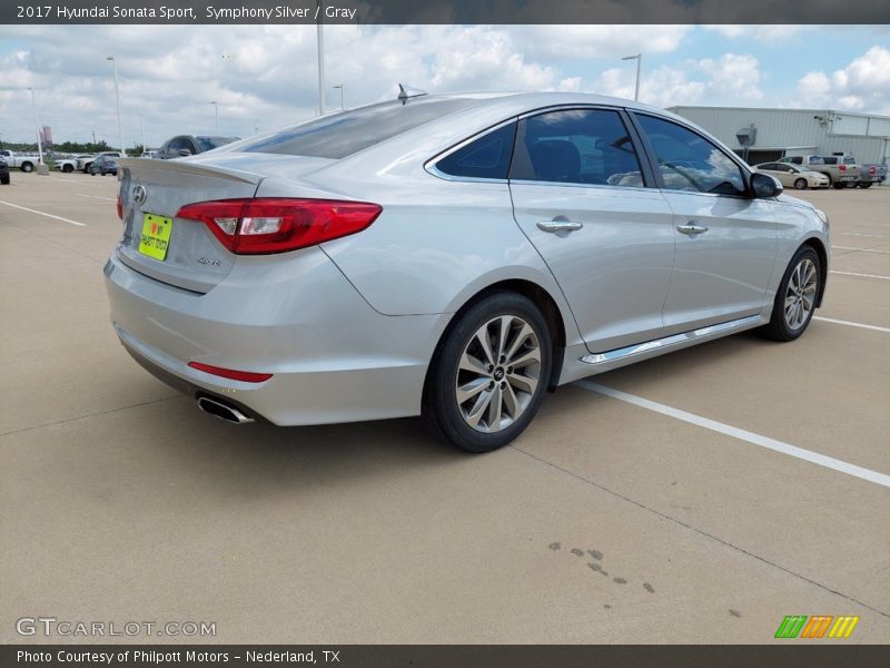 Symphony Silver / Gray 2017 Hyundai Sonata Sport