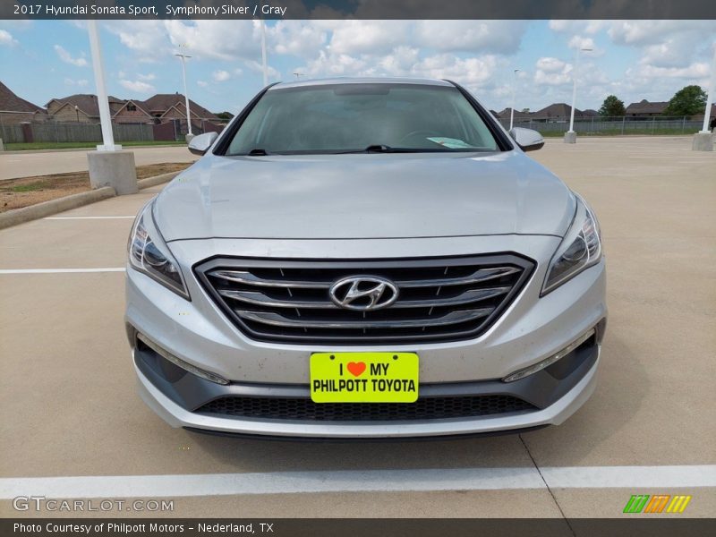 Symphony Silver / Gray 2017 Hyundai Sonata Sport