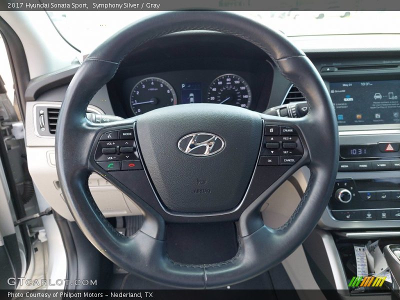 Symphony Silver / Gray 2017 Hyundai Sonata Sport