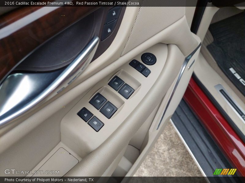Red Passion Tintcoat / Shale/Cocoa 2016 Cadillac Escalade Premium 4WD