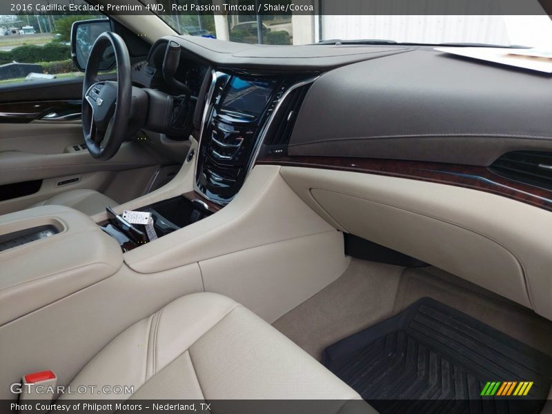Red Passion Tintcoat / Shale/Cocoa 2016 Cadillac Escalade Premium 4WD