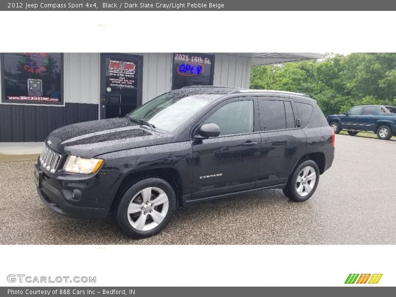 Black / Dark Slate Gray/Light Pebble Beige 2012 Jeep Compass Sport 4x4