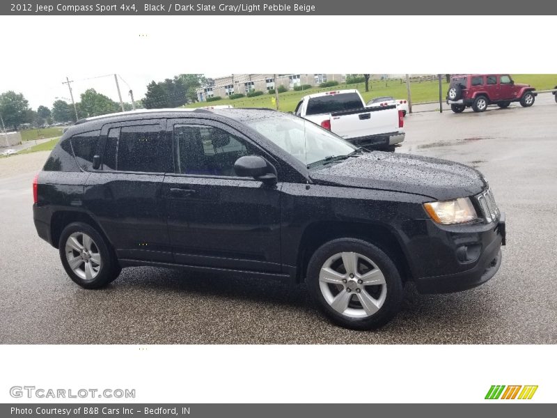 Black / Dark Slate Gray/Light Pebble Beige 2012 Jeep Compass Sport 4x4