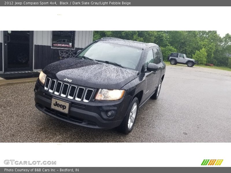 Black / Dark Slate Gray/Light Pebble Beige 2012 Jeep Compass Sport 4x4