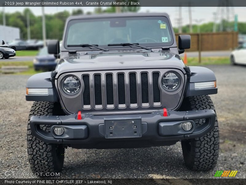 Granite Crystal Metallic / Black 2019 Jeep Wrangler Unlimited Rubicon 4x4