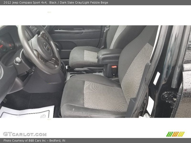 Black / Dark Slate Gray/Light Pebble Beige 2012 Jeep Compass Sport 4x4