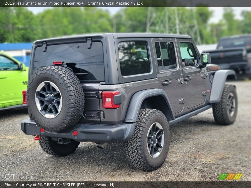 Granite Crystal Metallic / Black 2019 Jeep Wrangler Unlimited Rubicon 4x4