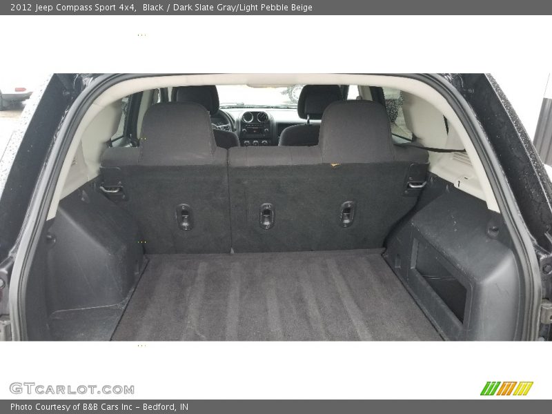 Black / Dark Slate Gray/Light Pebble Beige 2012 Jeep Compass Sport 4x4