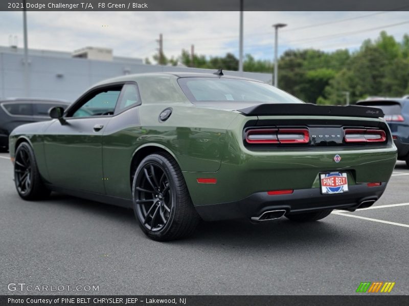 F8 Green / Black 2021 Dodge Challenger T/A