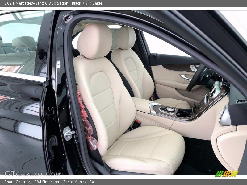 Black / Silk Beige 2021 Mercedes-Benz C 300 Sedan