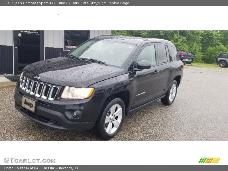 Black / Dark Slate Gray/Light Pebble Beige 2012 Jeep Compass Sport 4x4
