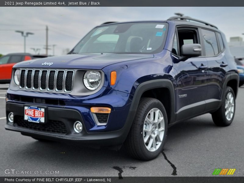 Jetset Blue / Black 2021 Jeep Renegade Limited 4x4