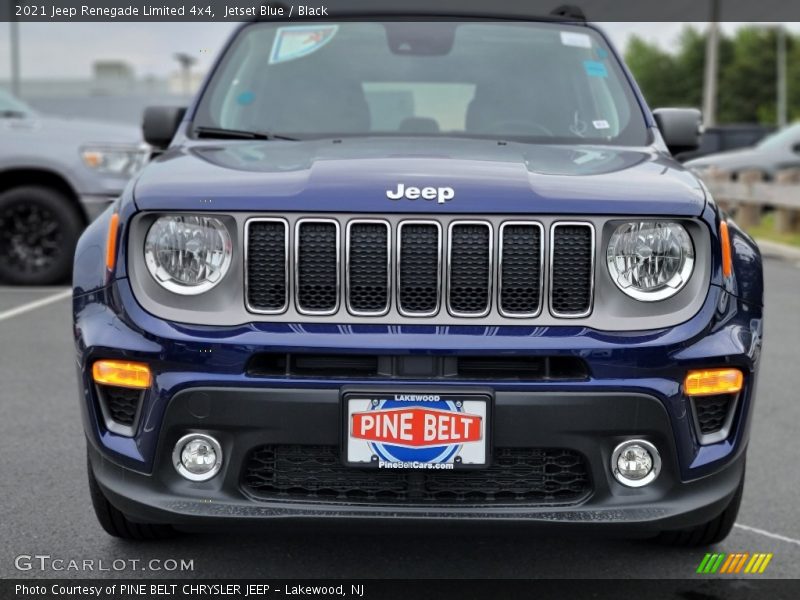 Jetset Blue / Black 2021 Jeep Renegade Limited 4x4