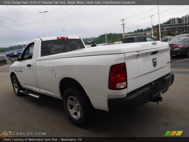 Bright White / Dark Slate Gray/Medium Graystone 2012 Dodge Ram 1500 ST Regular Cab 4x4