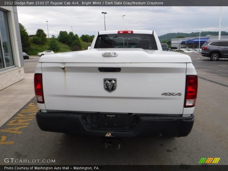 Bright White / Dark Slate Gray/Medium Graystone 2012 Dodge Ram 1500 ST Regular Cab 4x4