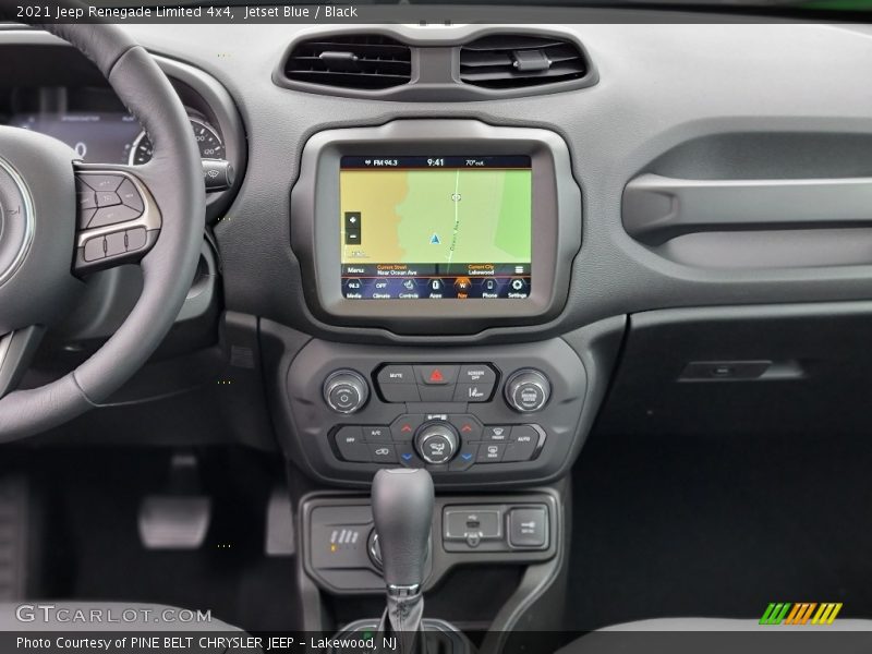 Controls of 2021 Renegade Limited 4x4