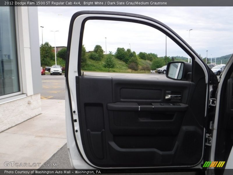 Bright White / Dark Slate Gray/Medium Graystone 2012 Dodge Ram 1500 ST Regular Cab 4x4