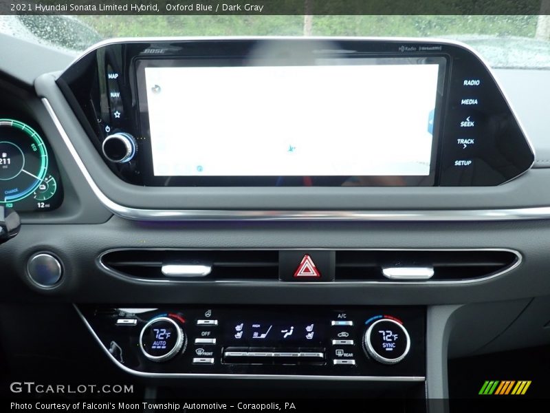 Oxford Blue / Dark Gray 2021 Hyundai Sonata Limited Hybrid