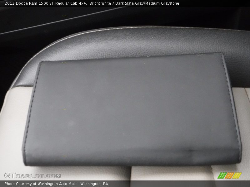 Bright White / Dark Slate Gray/Medium Graystone 2012 Dodge Ram 1500 ST Regular Cab 4x4