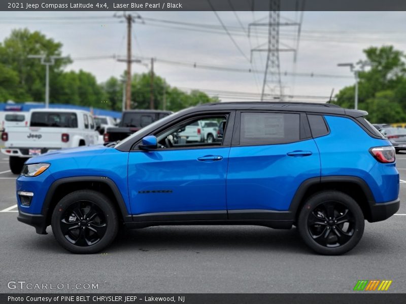 Laser Blue Pearl / Black 2021 Jeep Compass Latitude 4x4