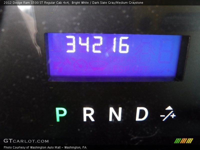 Bright White / Dark Slate Gray/Medium Graystone 2012 Dodge Ram 1500 ST Regular Cab 4x4