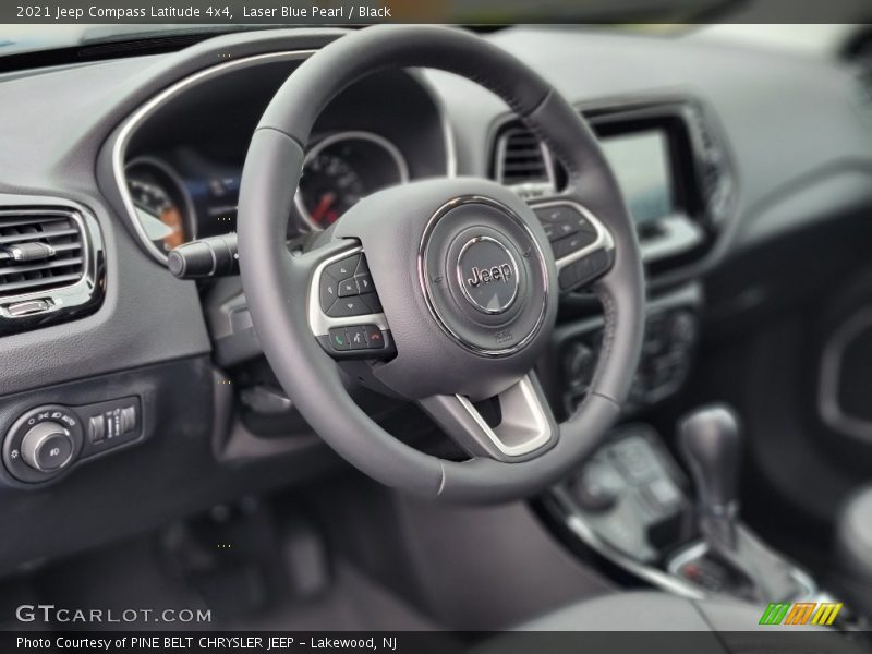 Laser Blue Pearl / Black 2021 Jeep Compass Latitude 4x4