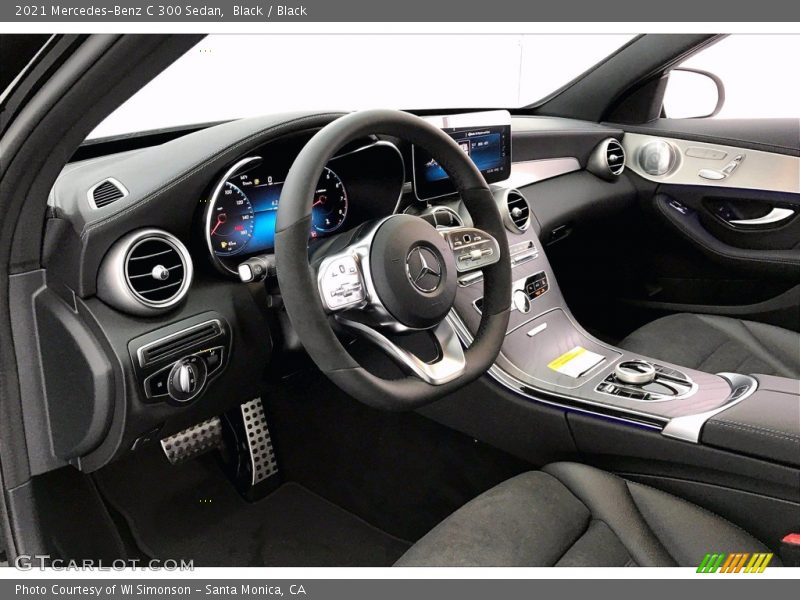 Black / Black 2021 Mercedes-Benz C 300 Sedan