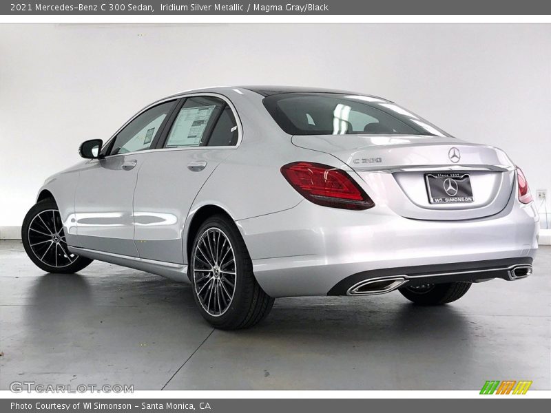 Iridium Silver Metallic / Magma Gray/Black 2021 Mercedes-Benz C 300 Sedan