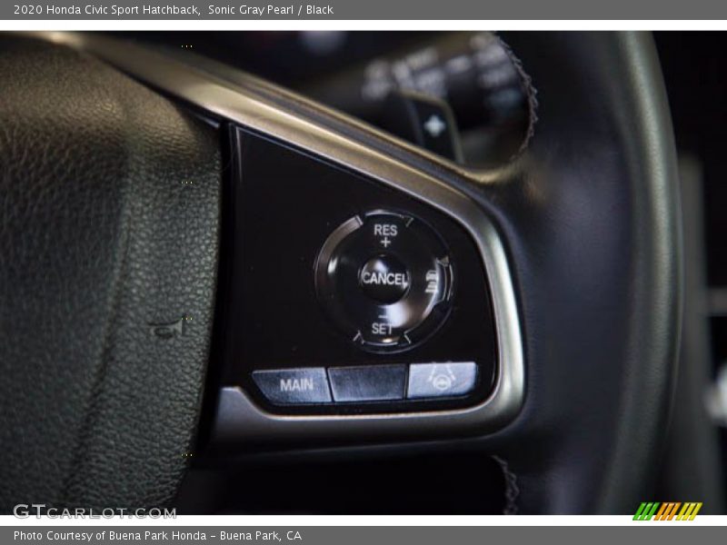 Sonic Gray Pearl / Black 2020 Honda Civic Sport Hatchback